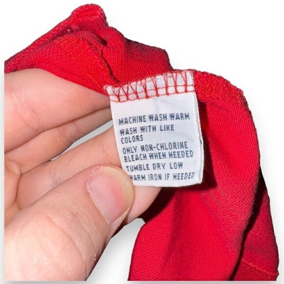 Ralph Red Polo Ralph Lauren Soft Touch Polo Shirt Size M - Picture 8 of 9